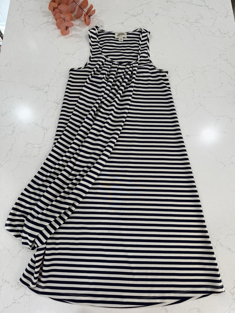 Jean Paul Gaultier Black and White Striped Tank Dress